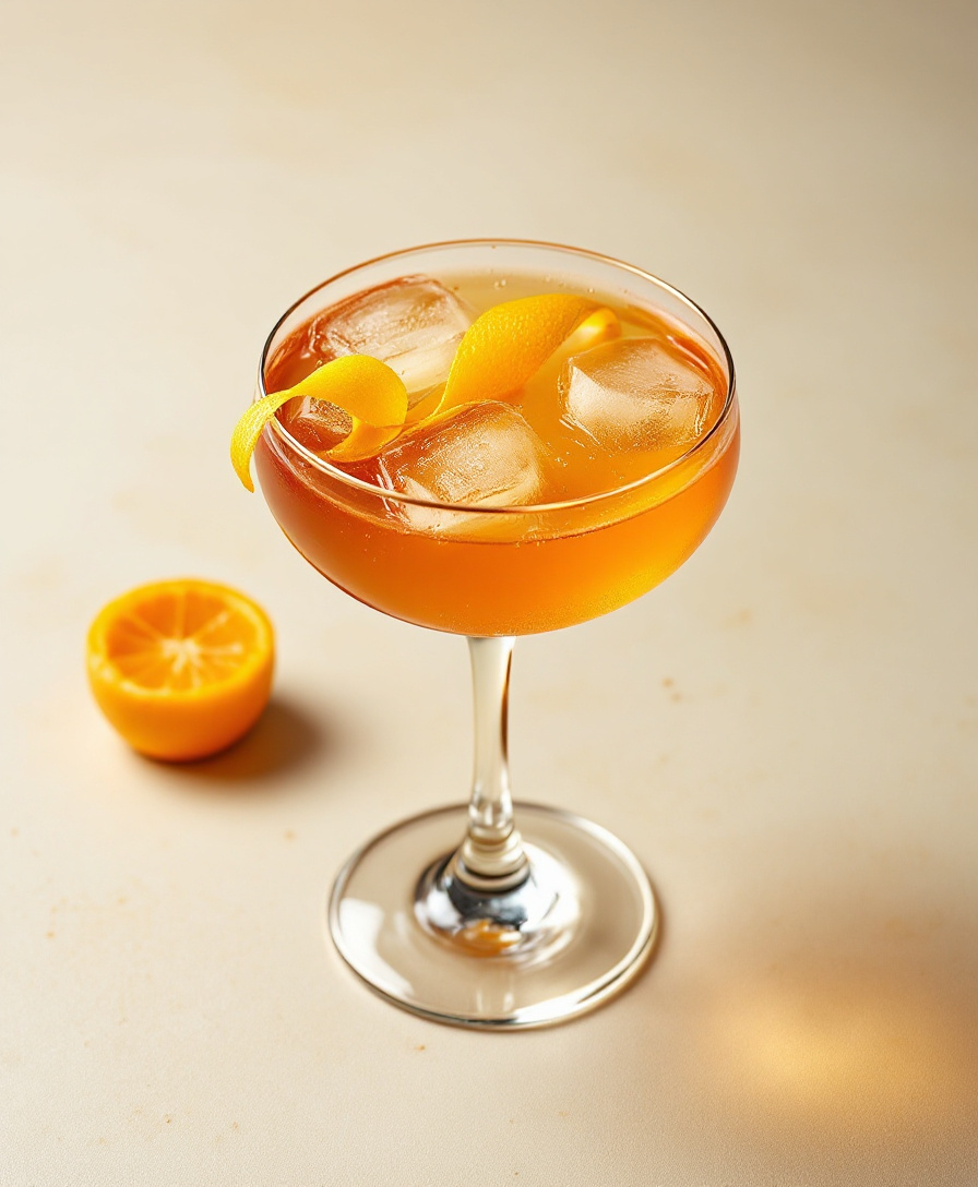Brandy Blazer Cocktail